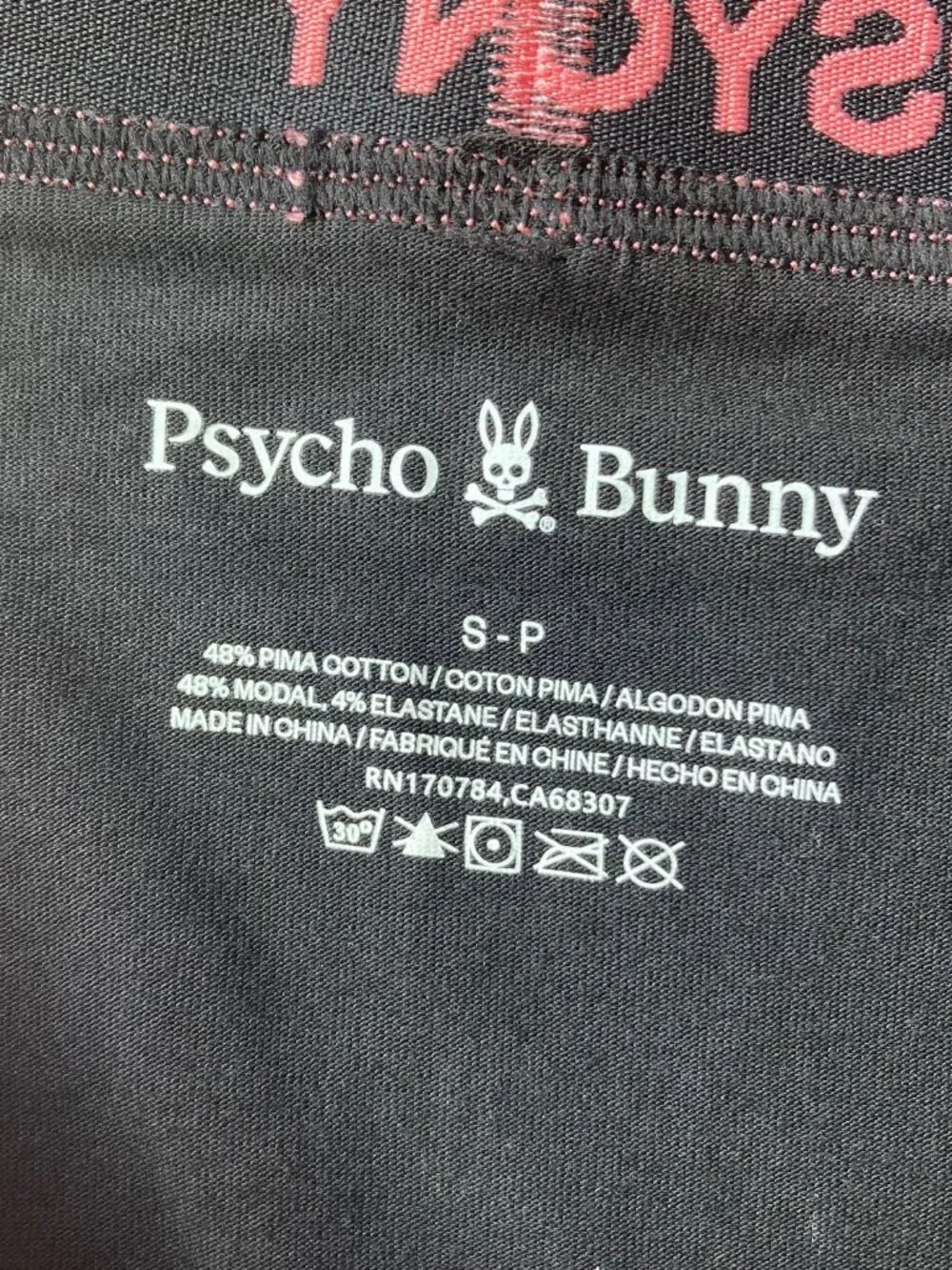 Psycho Bunny new tags